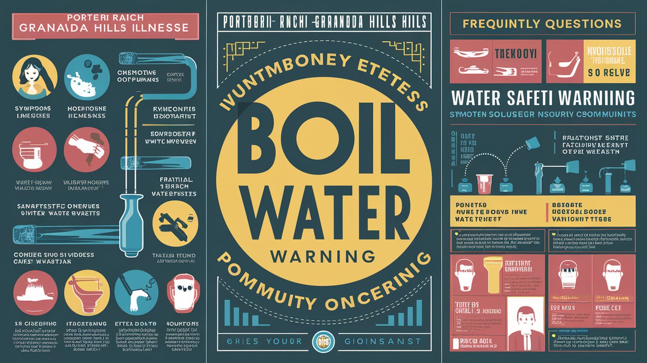 porter ranch granada hills boil water