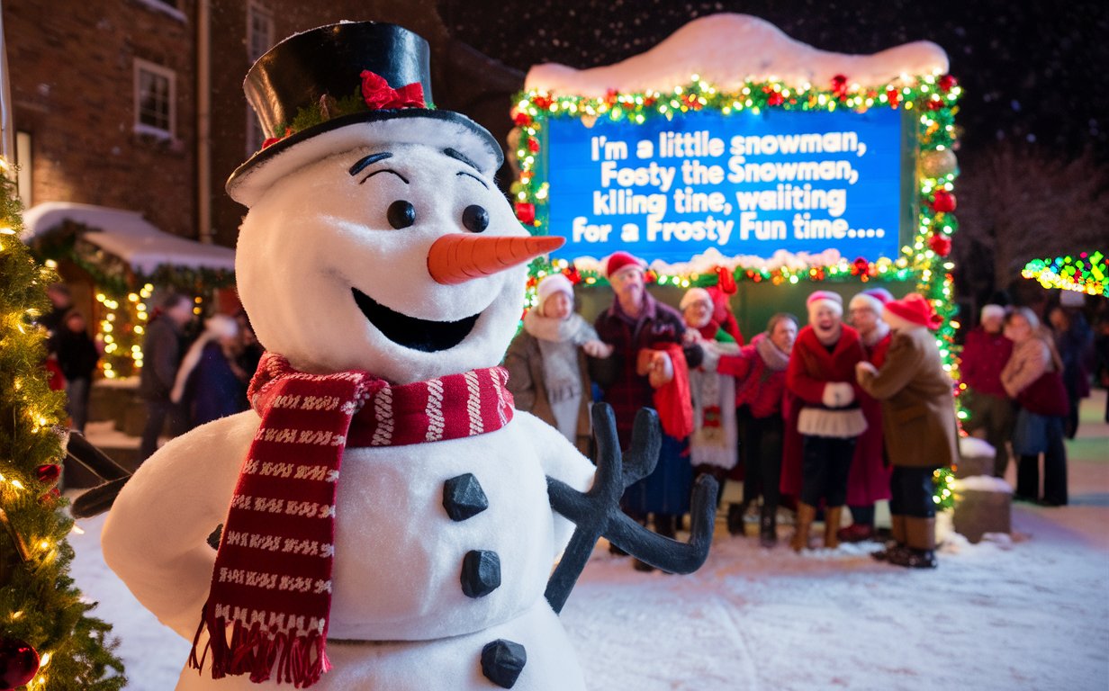 frosty the snowman lyrics