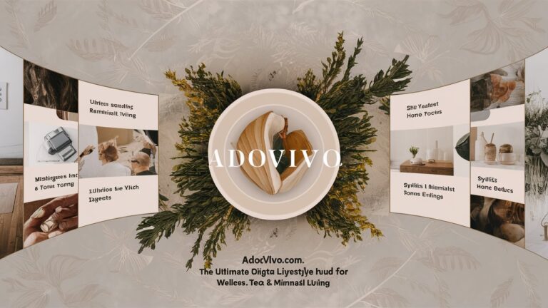 “Adovivo.com: The Ultimate Digital Lifestyle Hub for Wellness, Tech & Minimalist Living” adovivo com