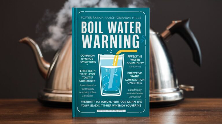 porter ranch granada hills boil water