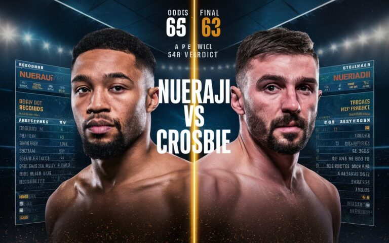 nueraji vs crosbie prediction